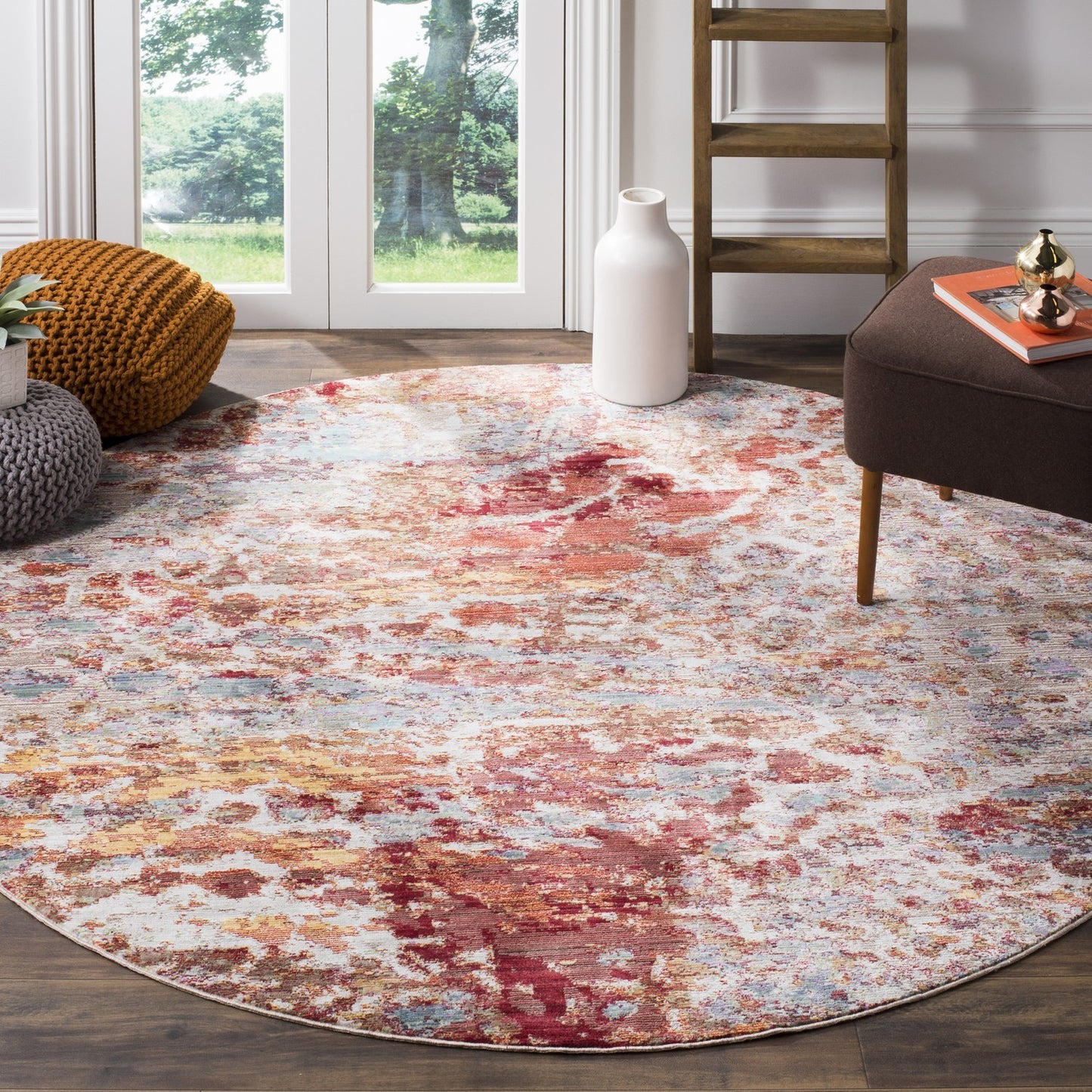 Indoor Power Loomed Easy Care Area Rug For Home Decor Arabian Rug for Living Room, Bedroom, Dining Room, Home Office, Basement