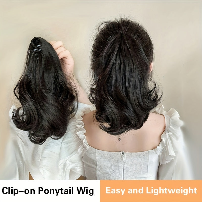 2PCS Women's Grab Clip Ponytail Wig | Hair Extension