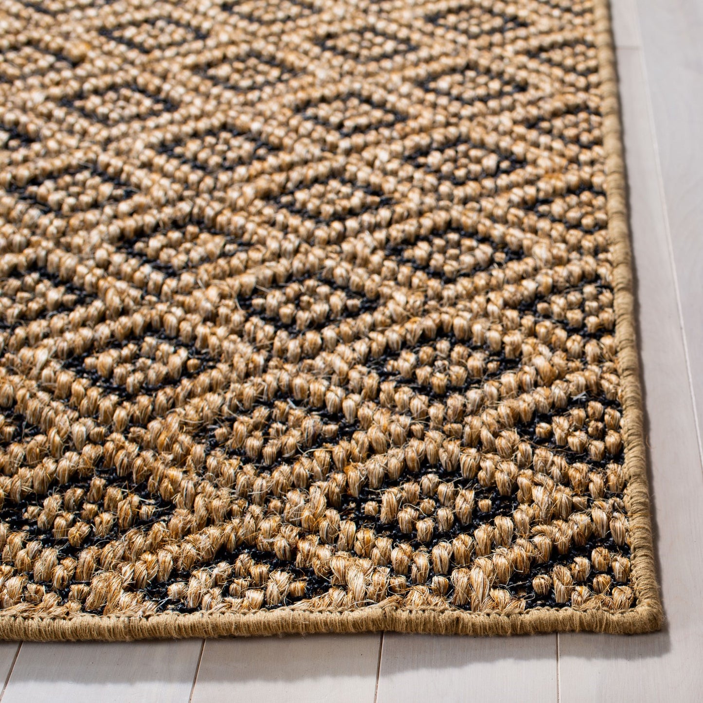Indoor Power Loomed Easy Care Sisal Area Rug For Home Decor Rug for Living Room, Bedroom, Dining Room, Home Office, Basement