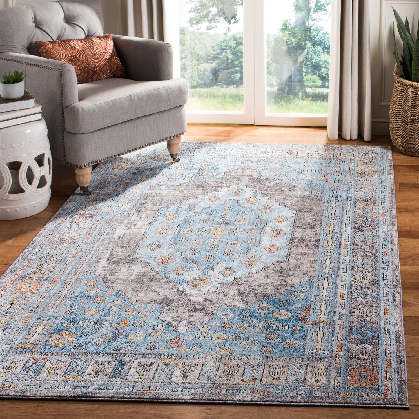 Collection BTL366 Traditional Indoor Power Loomed Easy Care Area Rug For Home Decor Rug for Living Room, Bedroom, Dining Room, Home Office, Basement