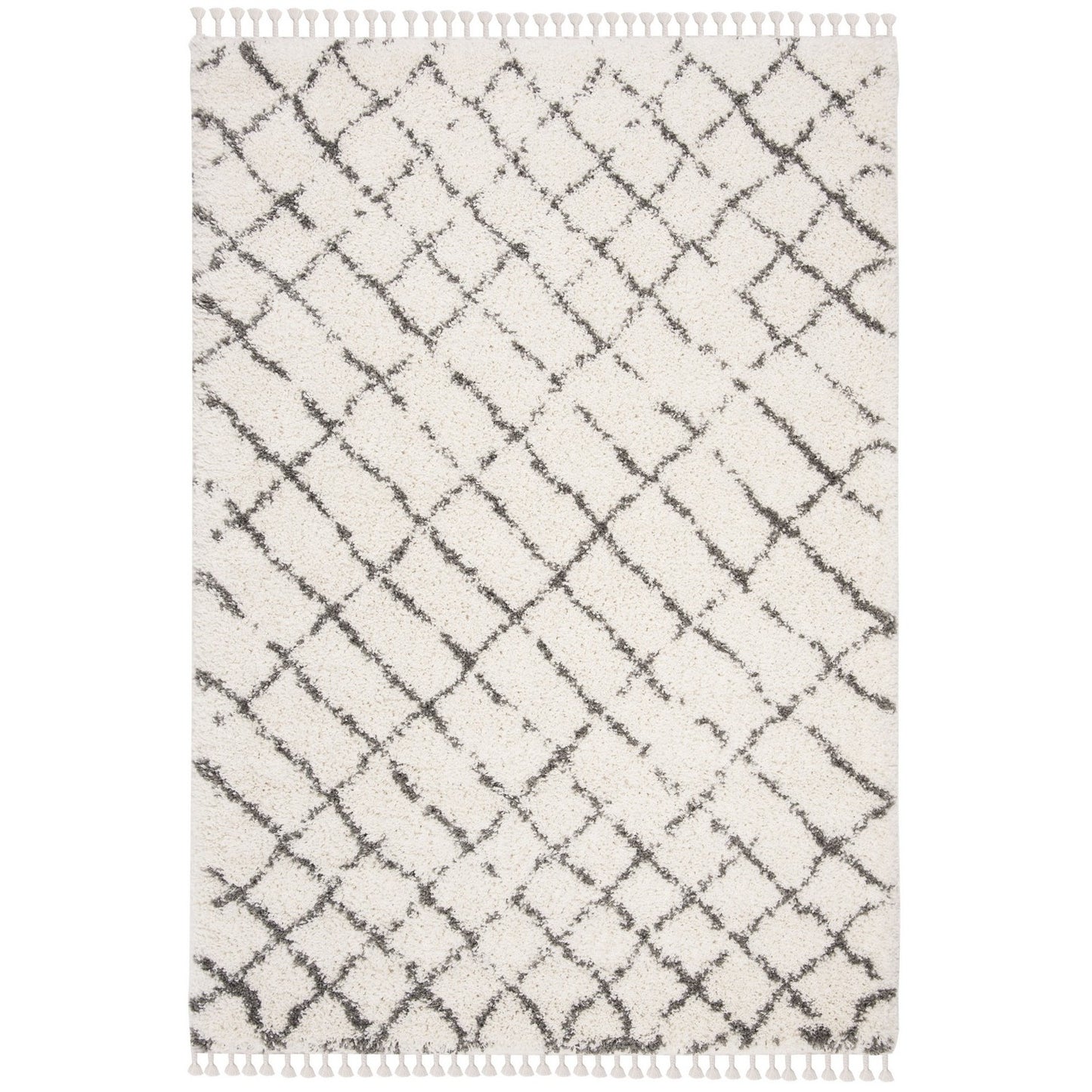 Shag & Flokati Indoor Power Loomed Easy Care Area Rug For Home Decor Rug for Living Room, Bedroom, Dining Room, Home Office, Basement