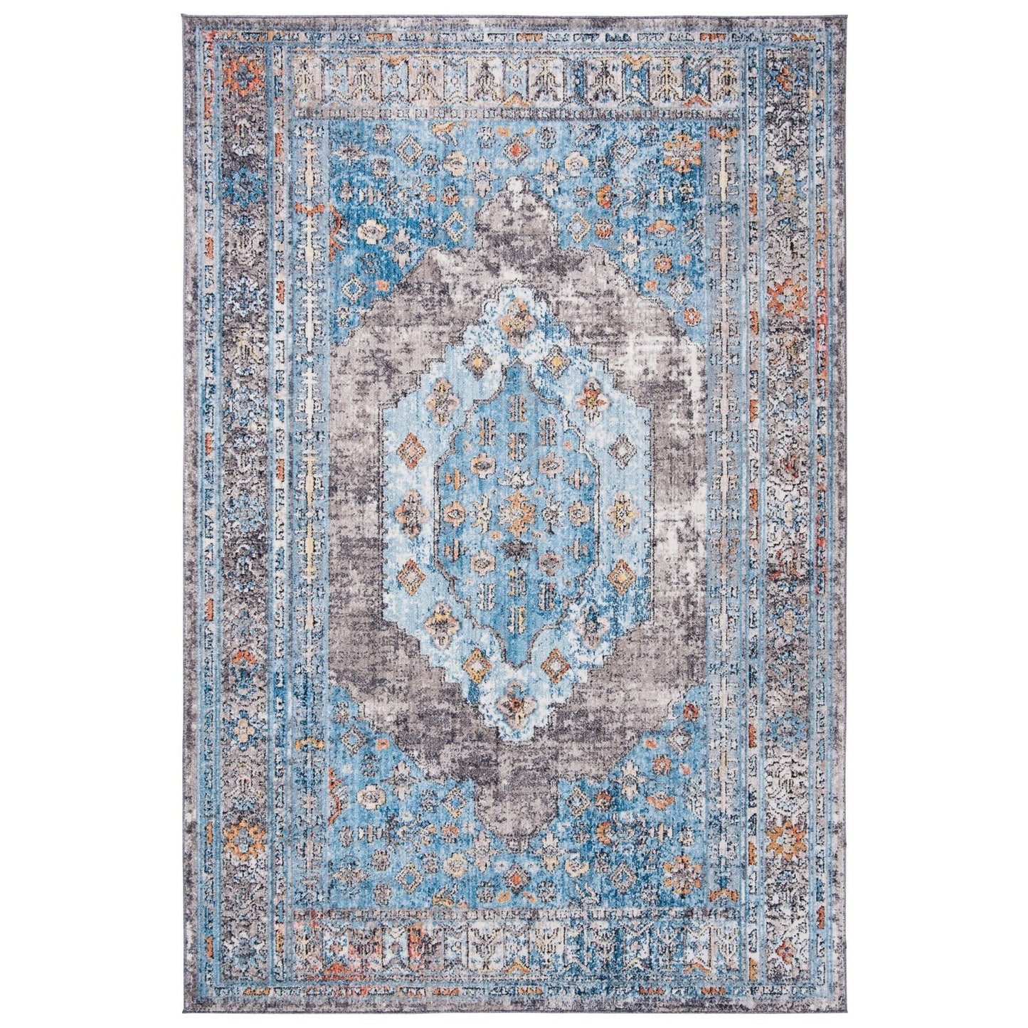 Collection BTL366 Traditional Indoor Power Loomed Easy Care Area Rug For Home Decor Rug for Living Room, Bedroom, Dining Room, Home Office, Basement