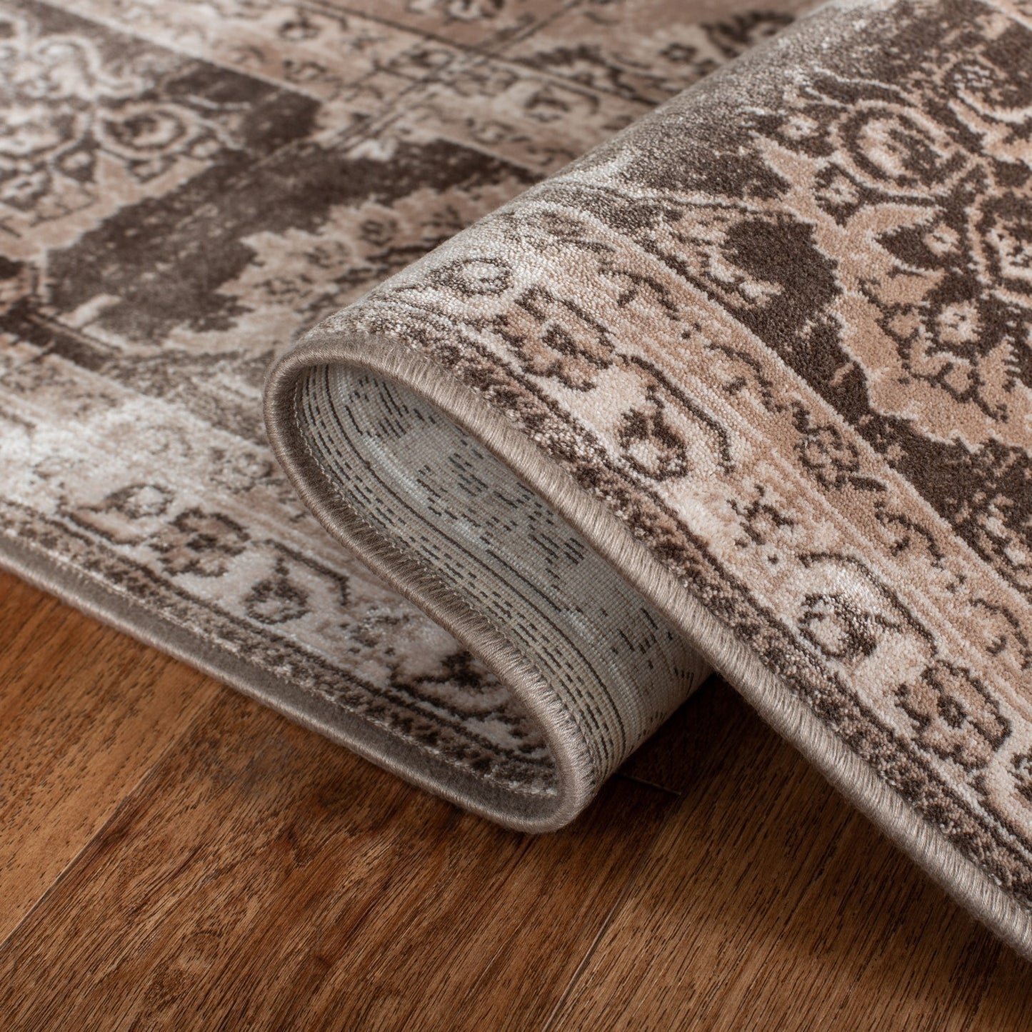 Indoor Power Loomed Easy Care Area Blue/Brown Rug For Home Decor Rug for Living Room, Bedroom, Dining Room,Turkish Carpet, Home Office, Basement