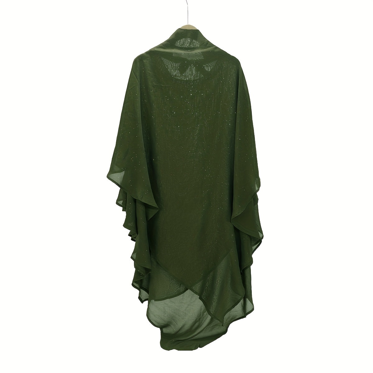 Muslim Khimars With Diamonds Soft Breathable Two-Layer Chiffon Hijab For Women