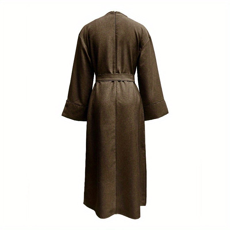 Women's Islamic Abaya Burqa - Elegant Middle Eastern Robe with Loose Fit, Modest Muslim Gown for Everyday & Special Occasions - Available in Olive Green/, Islamic Clothing for Women