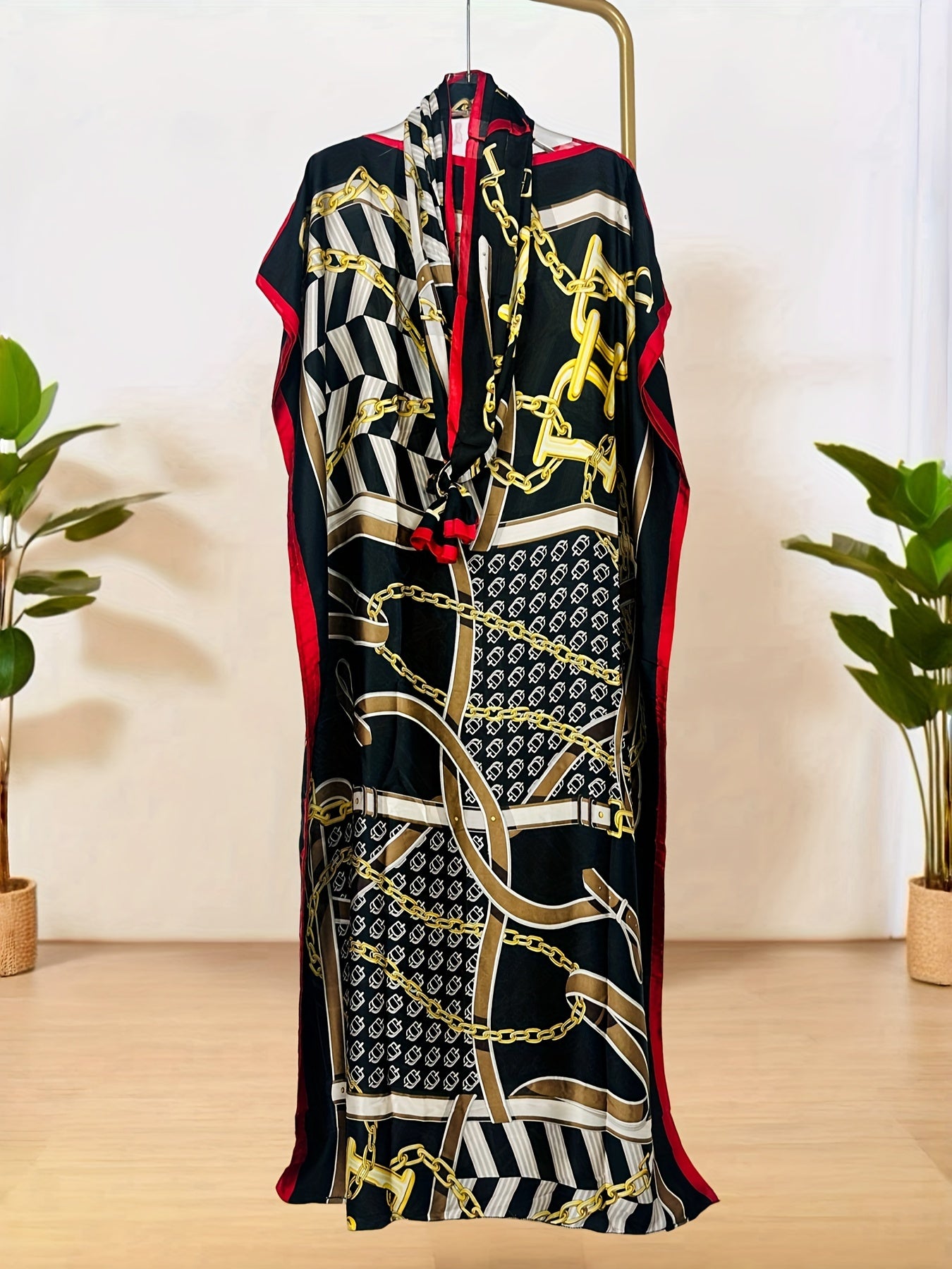 Middle Eastern Robe + Scarf | Kaftan Abaya
