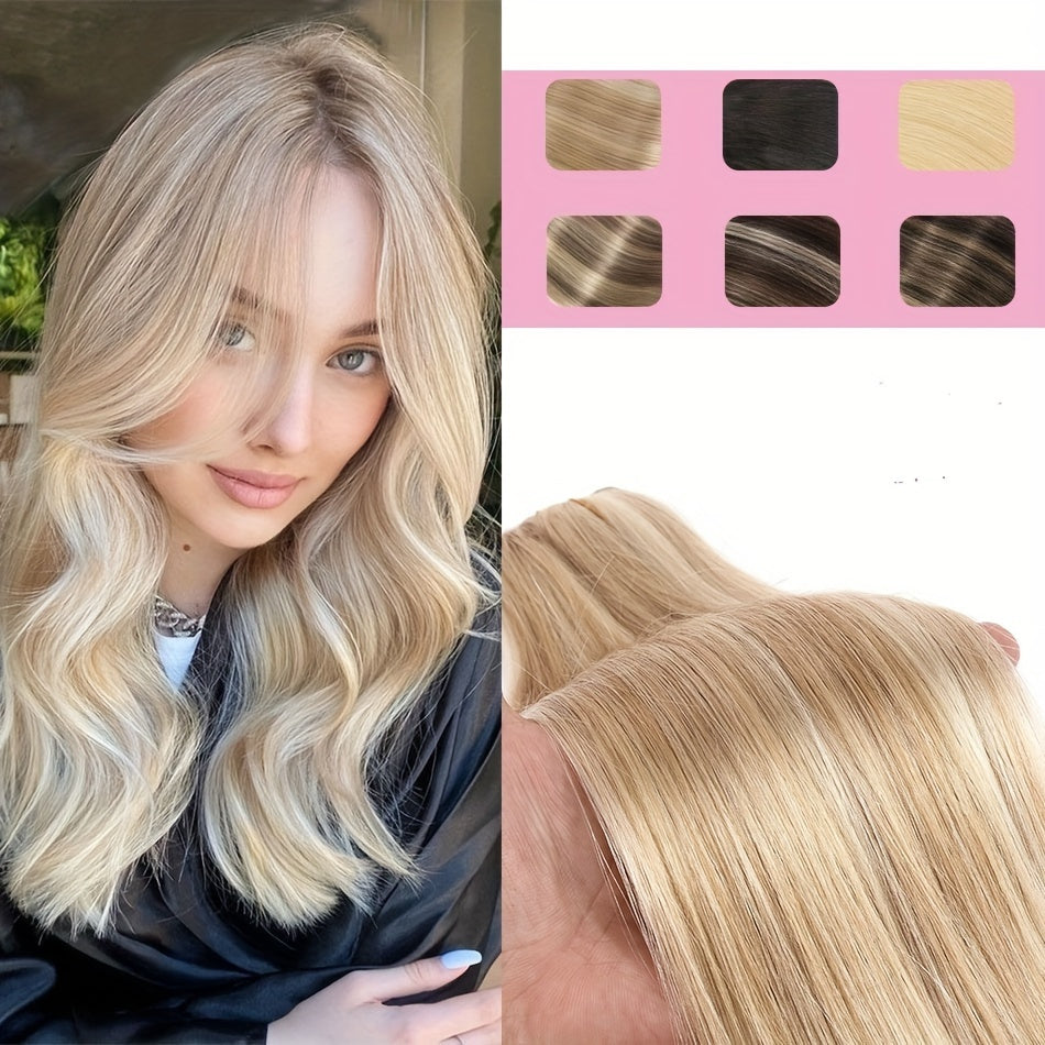 20pcs Remy Human Hair Tape In Straight Hair Extensions