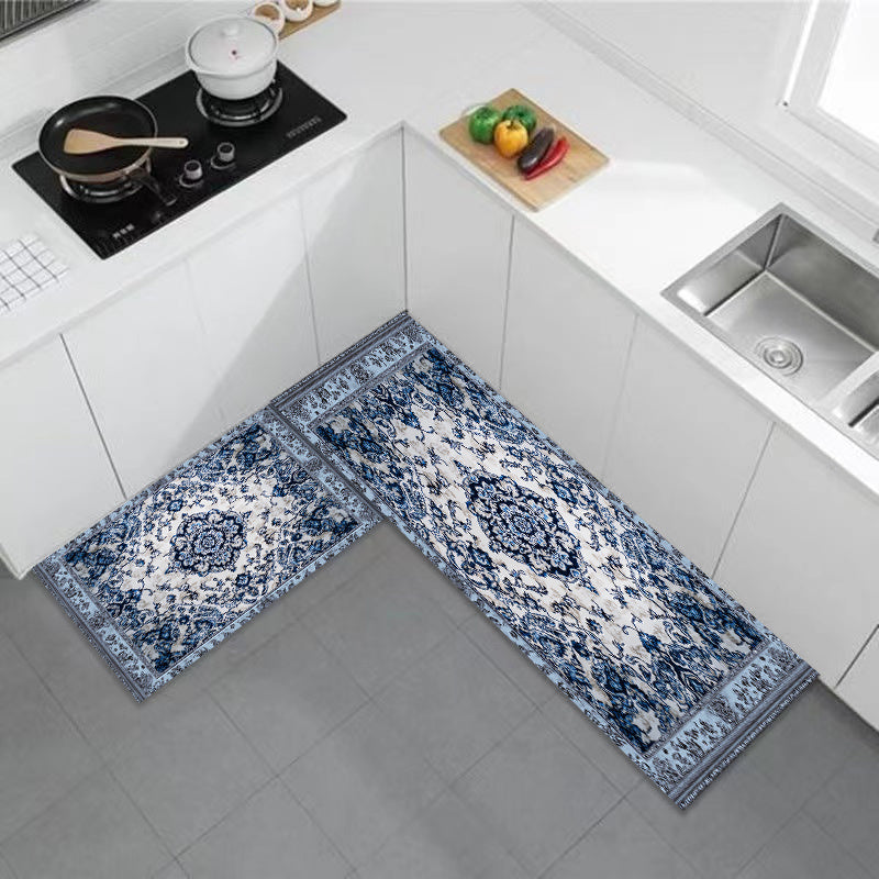Decorative Home Rugs, Upgraded Thickened Anti-slip Floor Mats Machine Washable, Anti-slip Floor Mats, Living Room Bathroom Laundry Sink Doorway Floor Mats