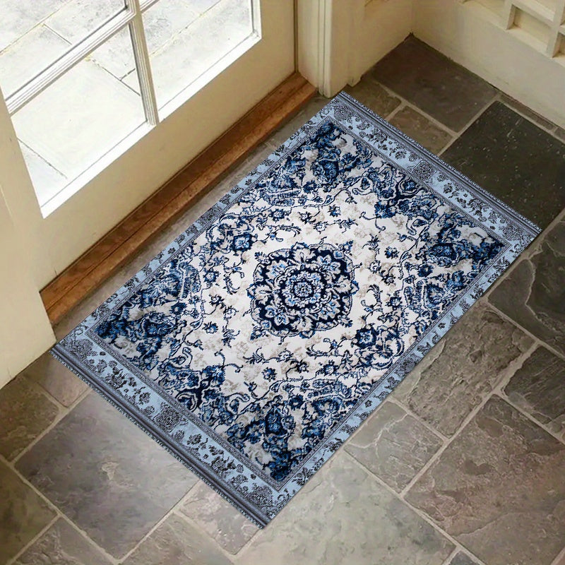 Decorative Home Rugs, Upgraded Thickened Anti-slip Floor Mats Machine Washable, Anti-slip Floor Mats, Living Room Bathroom Laundry Sink Doorway Floor Mats