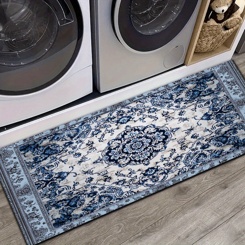 Decorative Home Rugs, Upgraded Thickened Anti-slip Floor Mats Machine Washable, Anti-slip Floor Mats, Living Room Bathroom Laundry Sink Doorway Floor Mats