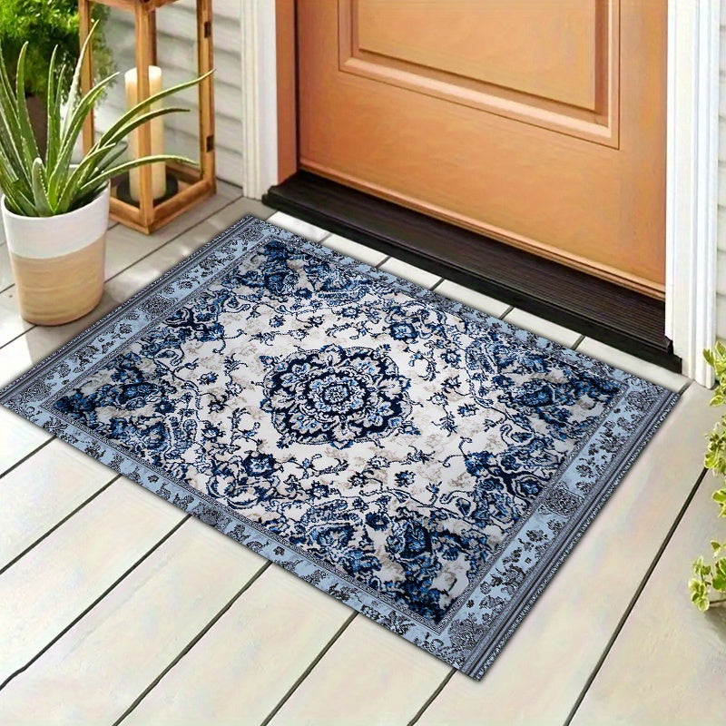 Decorative Home Rugs, Upgraded Thickened Anti-slip Floor Mats Machine Washable, Anti-slip Floor Mats, Living Room Bathroom Laundry Sink Doorway Floor Mats