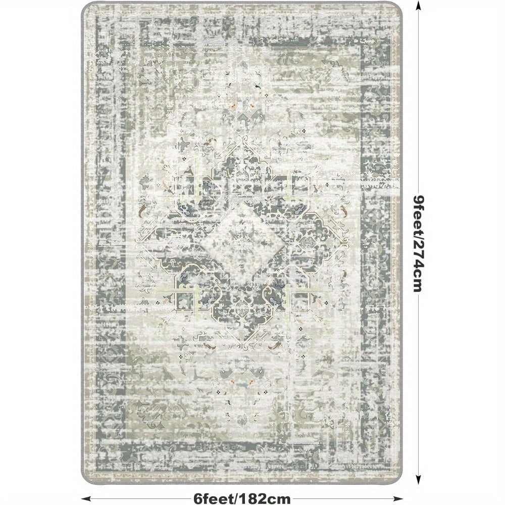 Non-slip carpet - Entrance rug, Front door rug, Interior Entrance rug, Mini rug, Bedroom kitchen rug (light grey)