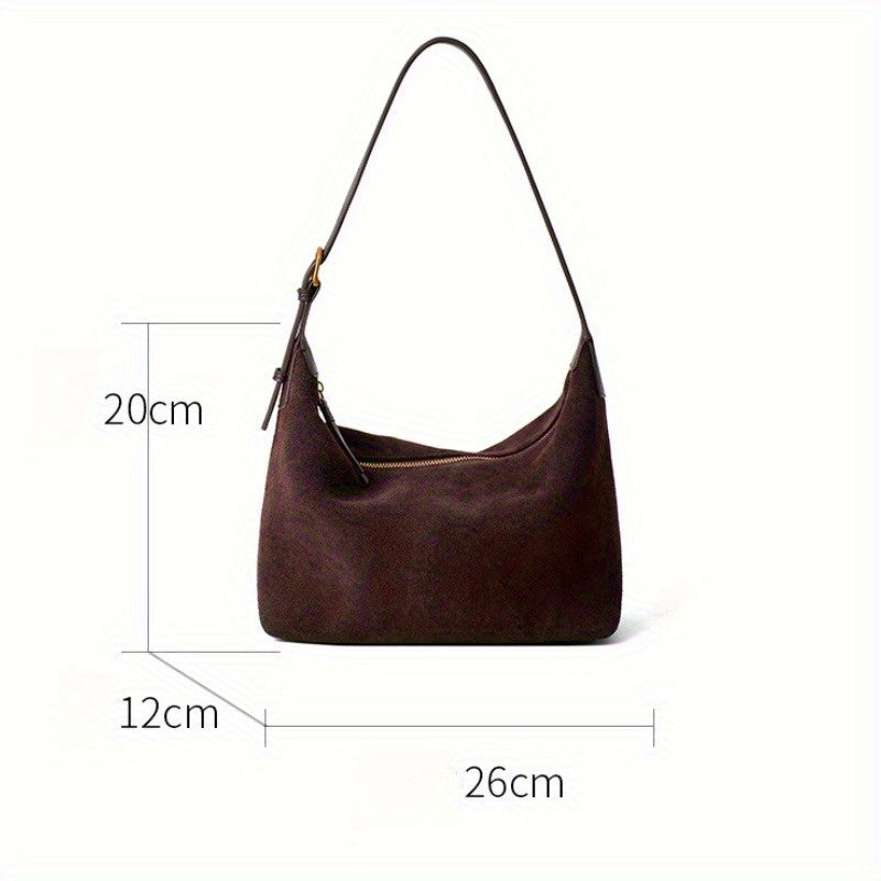 Cowhide Tote Bag for Women, Leather Large Capacity Crossbody Bag, Durable Women's Bag