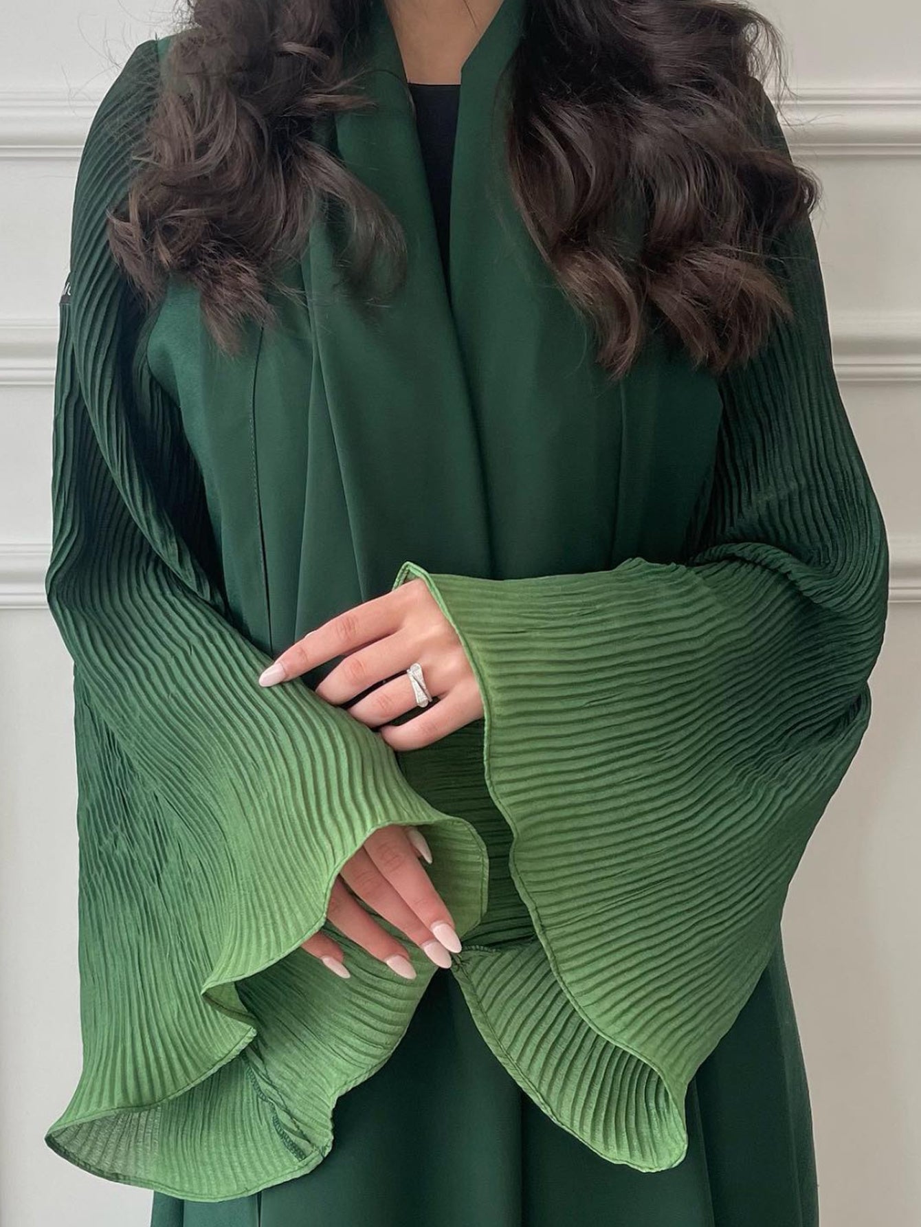 Women's Elegant Arabic Abaya Robe - Long Sleeve Islamic Muslim Wedding & Everyday Dress, Formal Events - Machine Washable Non-See-Through Abaya Gown