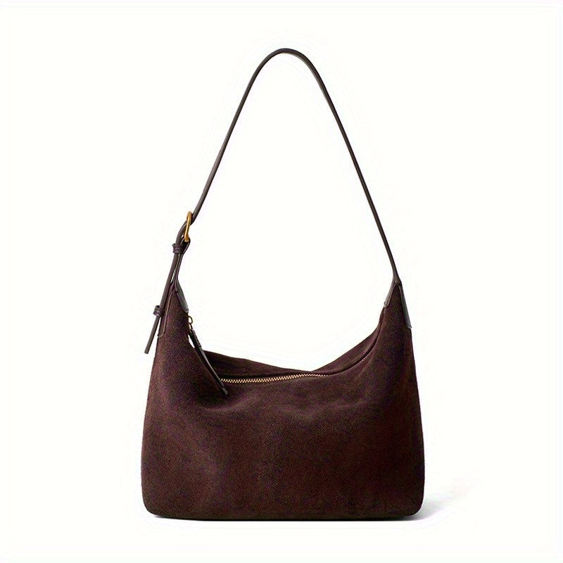 Cowhide Tote Bag for Women, Leather Large Capacity Crossbody Bag, Durable Women's Bag