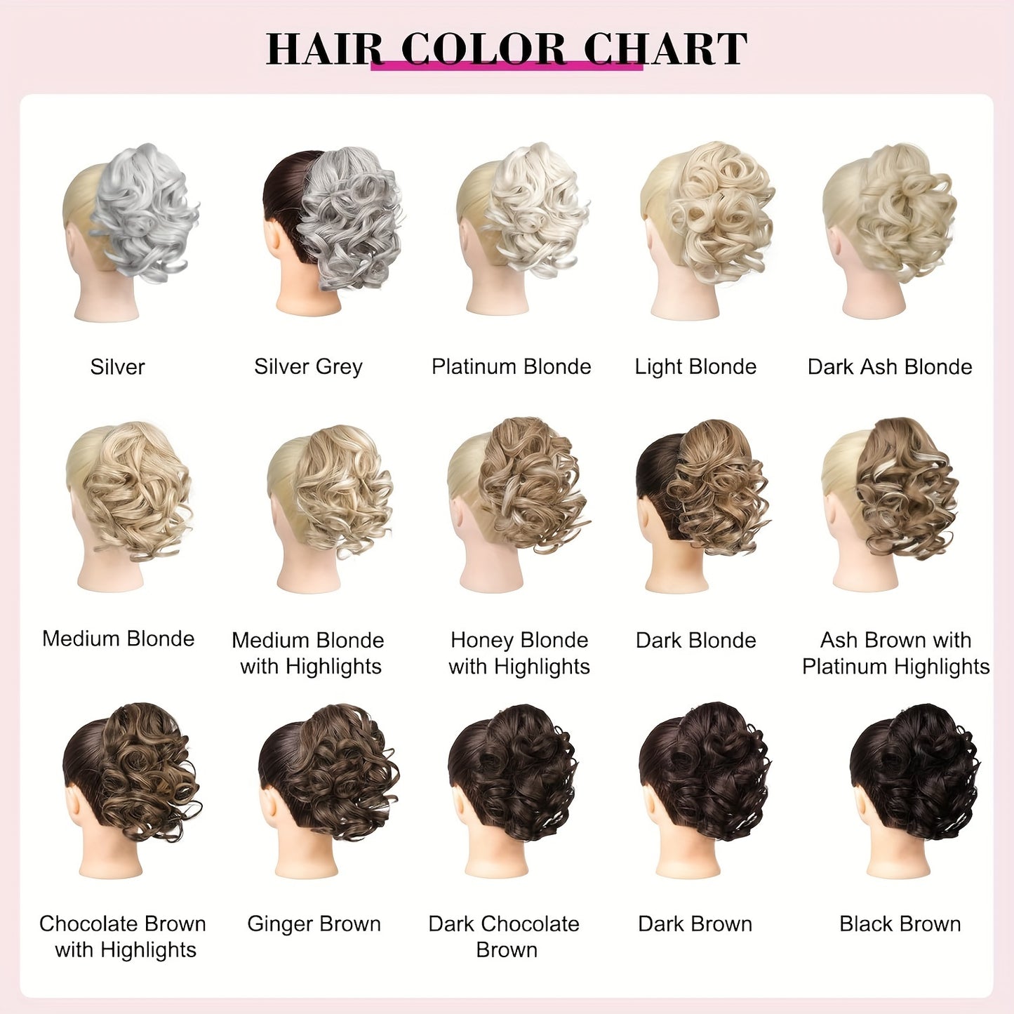 8 Inch Wavy Clip-In Ponytail | Jumbo Claw Clip Synthetic Hair Extensions for Women