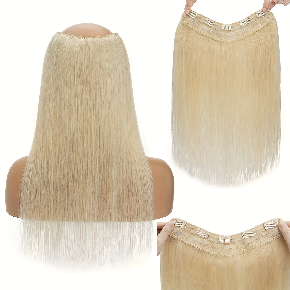 14-20 Inch V-Shaped Real Remy Clip in Human Hair Extensions