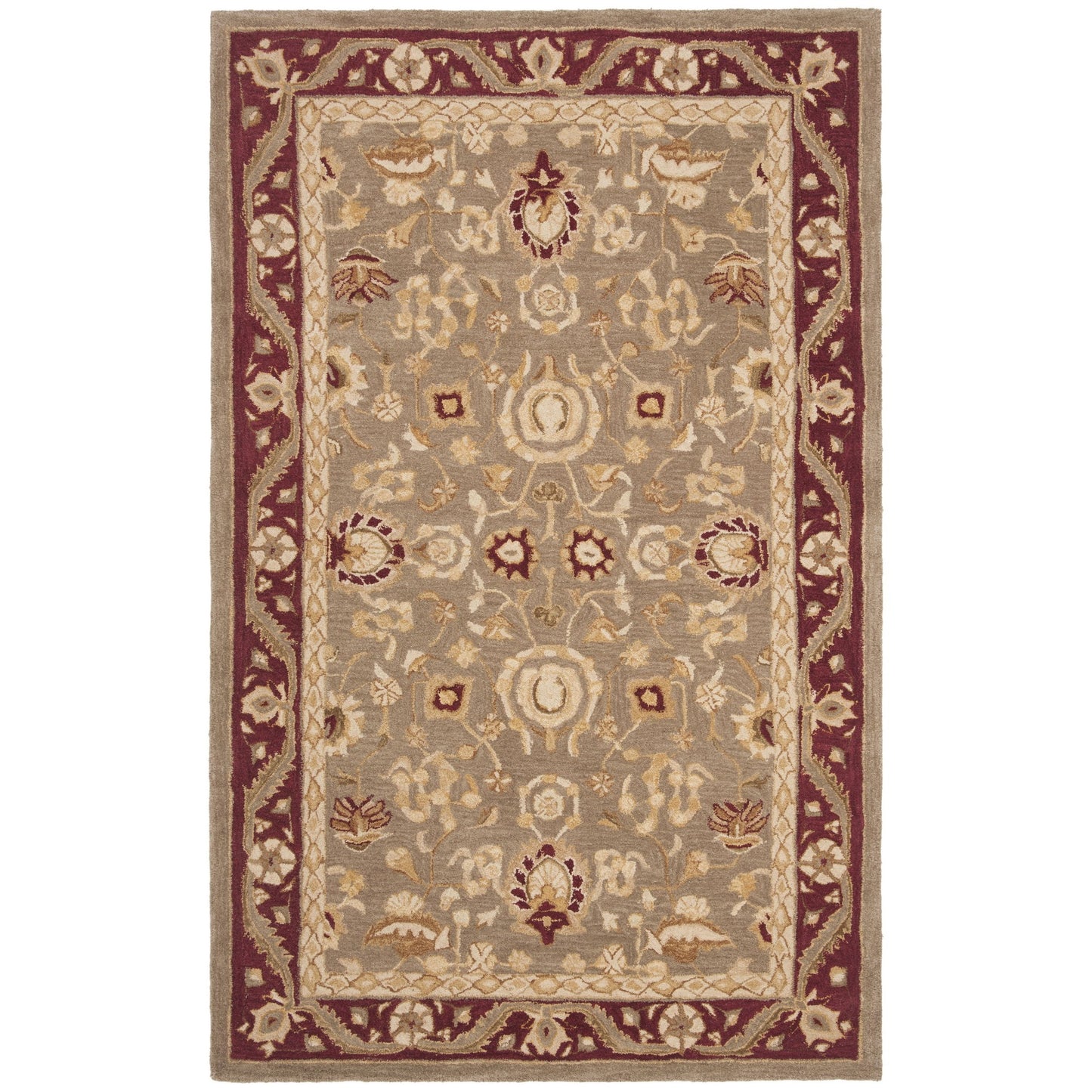 Collection AN548 Indoor Hand Made Oriental Traditional Style Easy Care Area Rug For Home Decor Rug for Living Room, Bedroom, Dining Room, Home Office, Basement