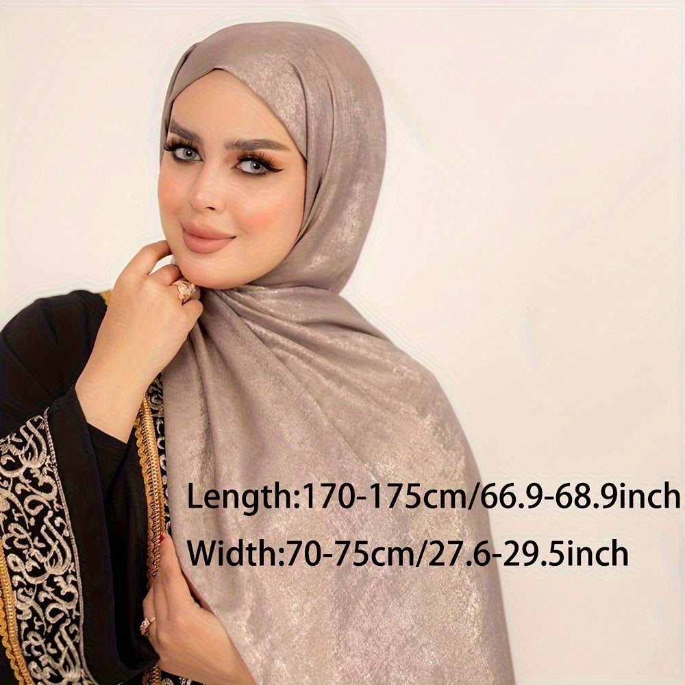 1/2 Pack Non-Stretch Religious Muslim Khimar Abaya, 100% Polyester, Breathable, Handmade, Available in Various Solid Colors, Includes Hand Wash or Professional Dry Clean Care Instructions