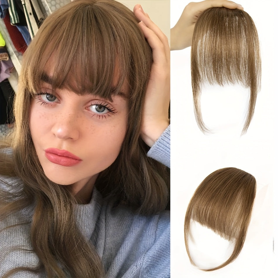 Clip In Bangs Real Human Hair Wispy Bangs Fringe With Temples Bangs Clip In Hair Extensions