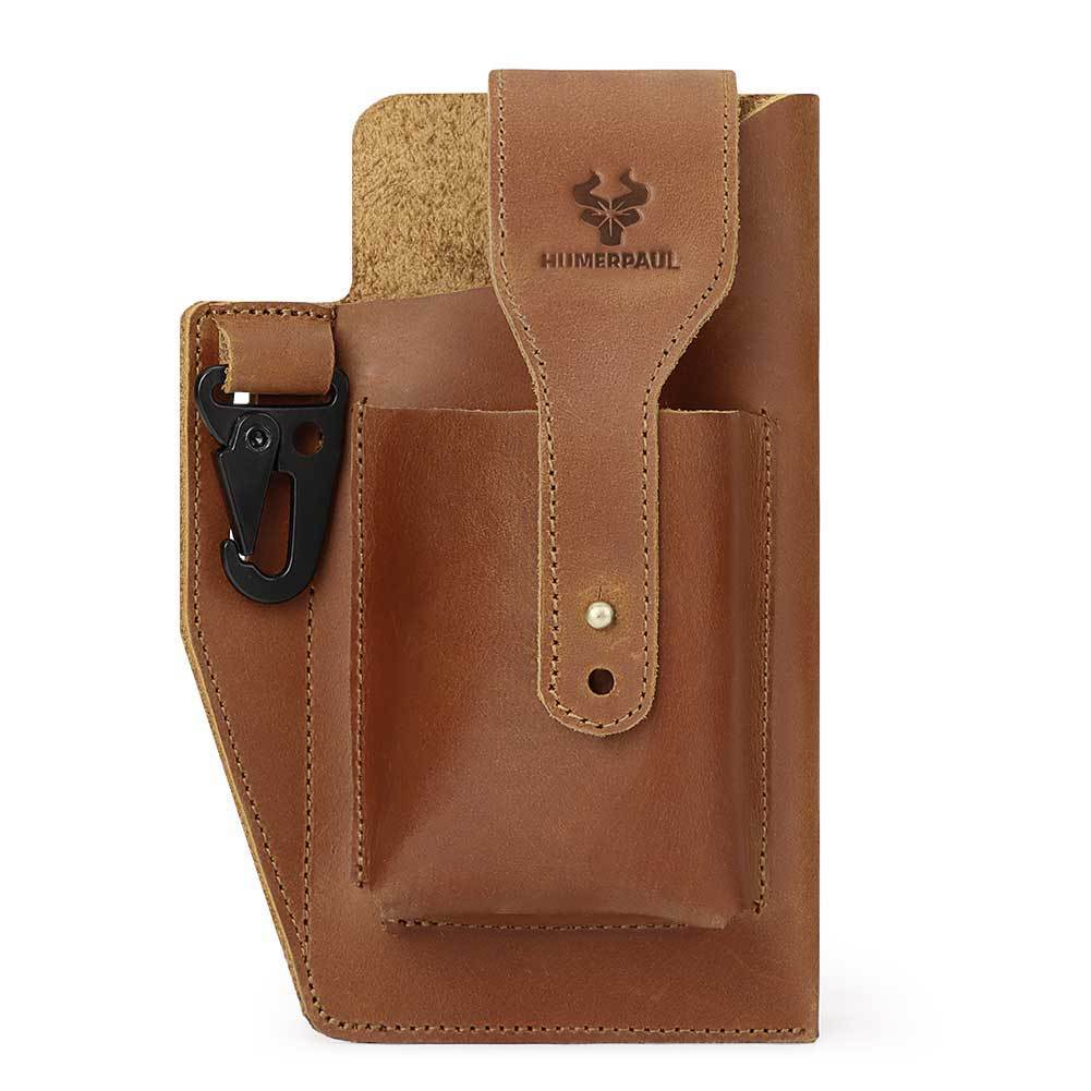 Men's Leather Mobile Phone Case, Mobile Phone Stand With Belt Ring, Mobile Phone Bag Protective Case, Unique Father's Day Gift