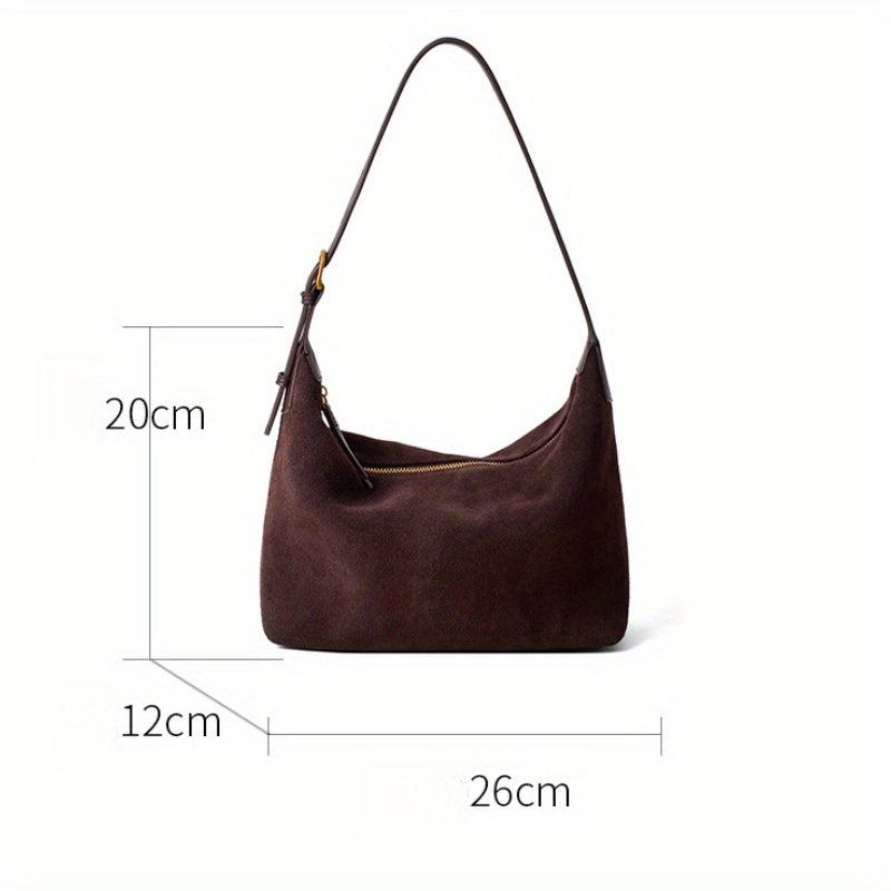 Cowhide Tote Bag for Women, Leather Large Capacity Crossbody Bag, Durable Women's Bag