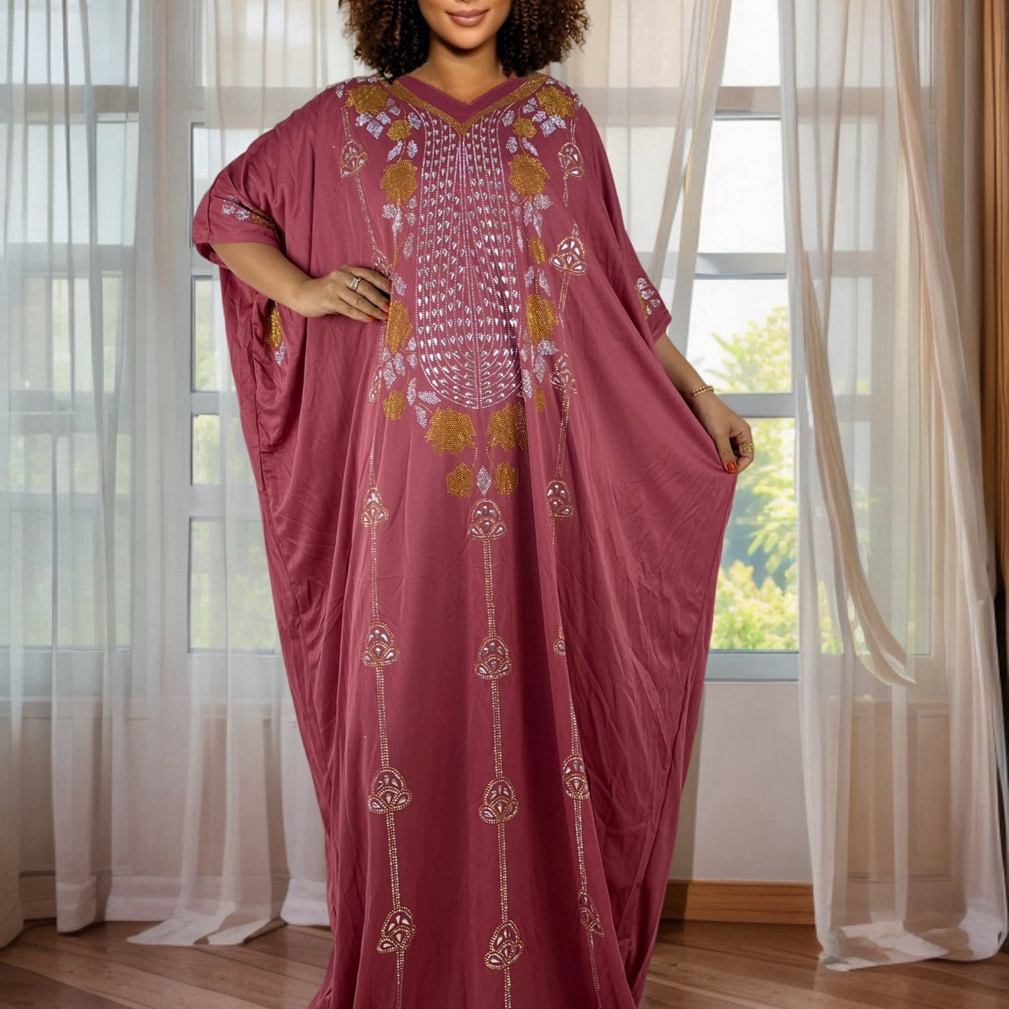 Oversized Long Arabic Abaya for Lady