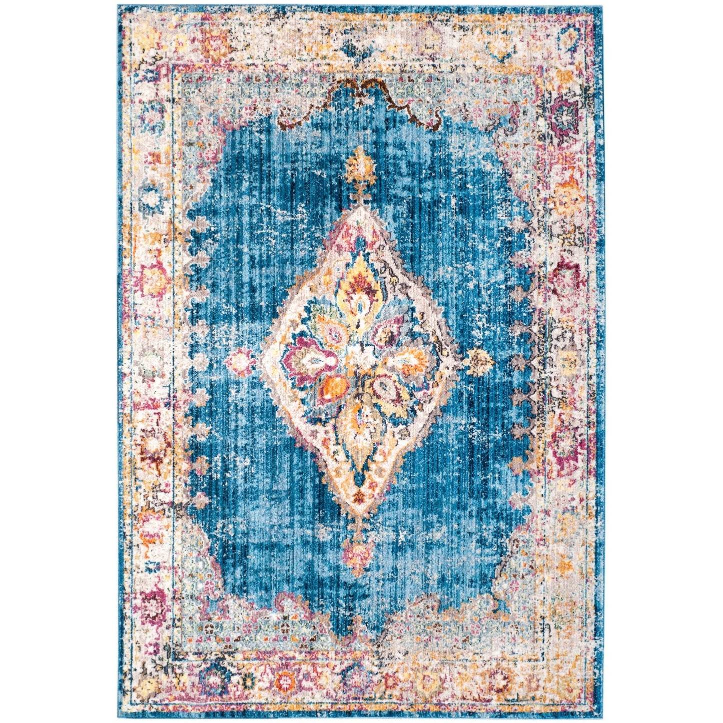 Indoor Power Loomed Easy Care Area Rug For Home Decor Rug for Living Room, Bedroom, Dining Room, Home Office, Basement