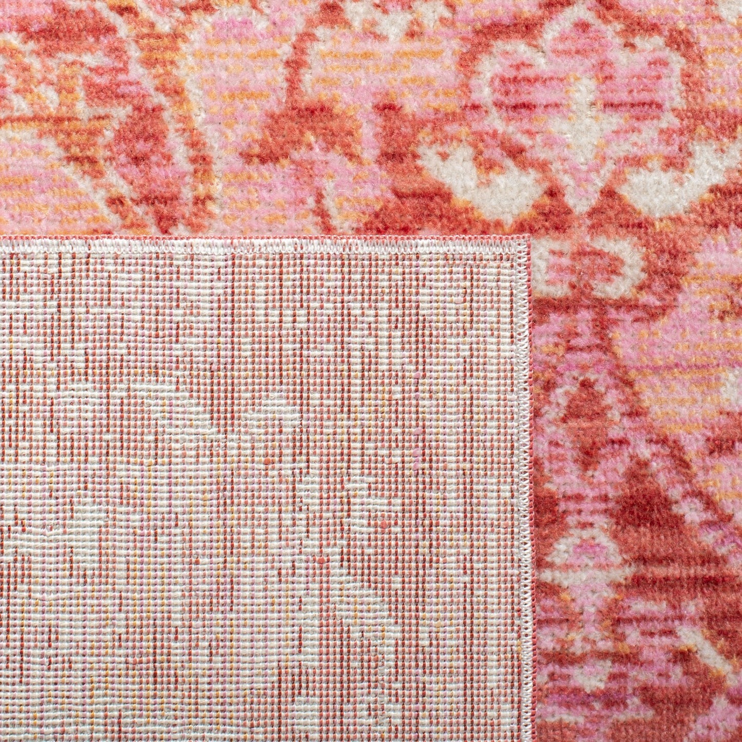 Indoor Power Loomed Easy Care Area Red/Grey Rug For Home Decor Rug for Living Room, Bedroom, Dining Room, Home Office, Basement