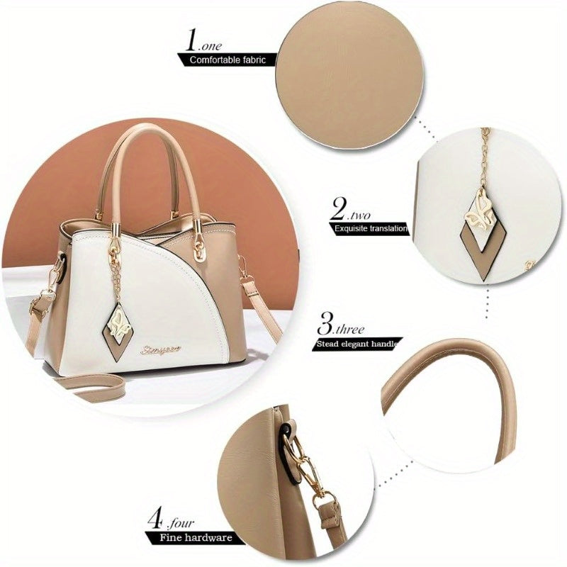 Leather Bag and Handbags Top Handle Satchel Shoulder Bags Messenger Tote Bag for Ladies
