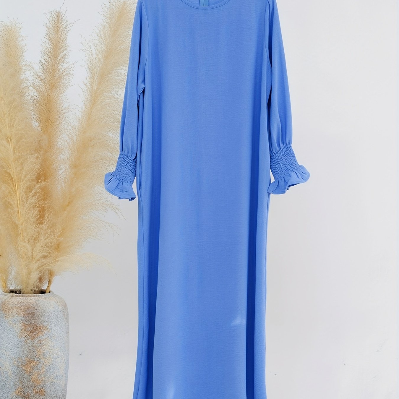 Soft Crepe Material With Pocket Muslim Lady Abaya Prayer Abaya