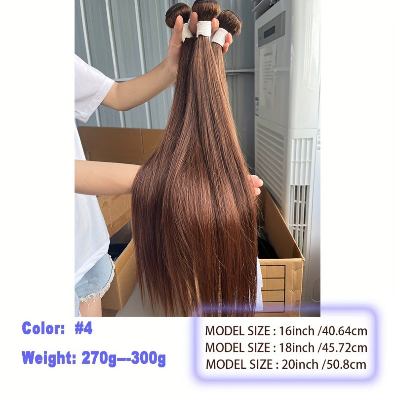 3 Bundles Brazilian Remy Human Hair Weave Extensions