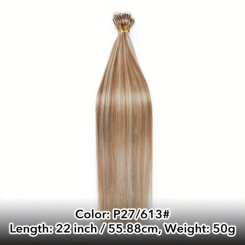 50g/50s Real Human Hair Nano Tip Hair Extensions