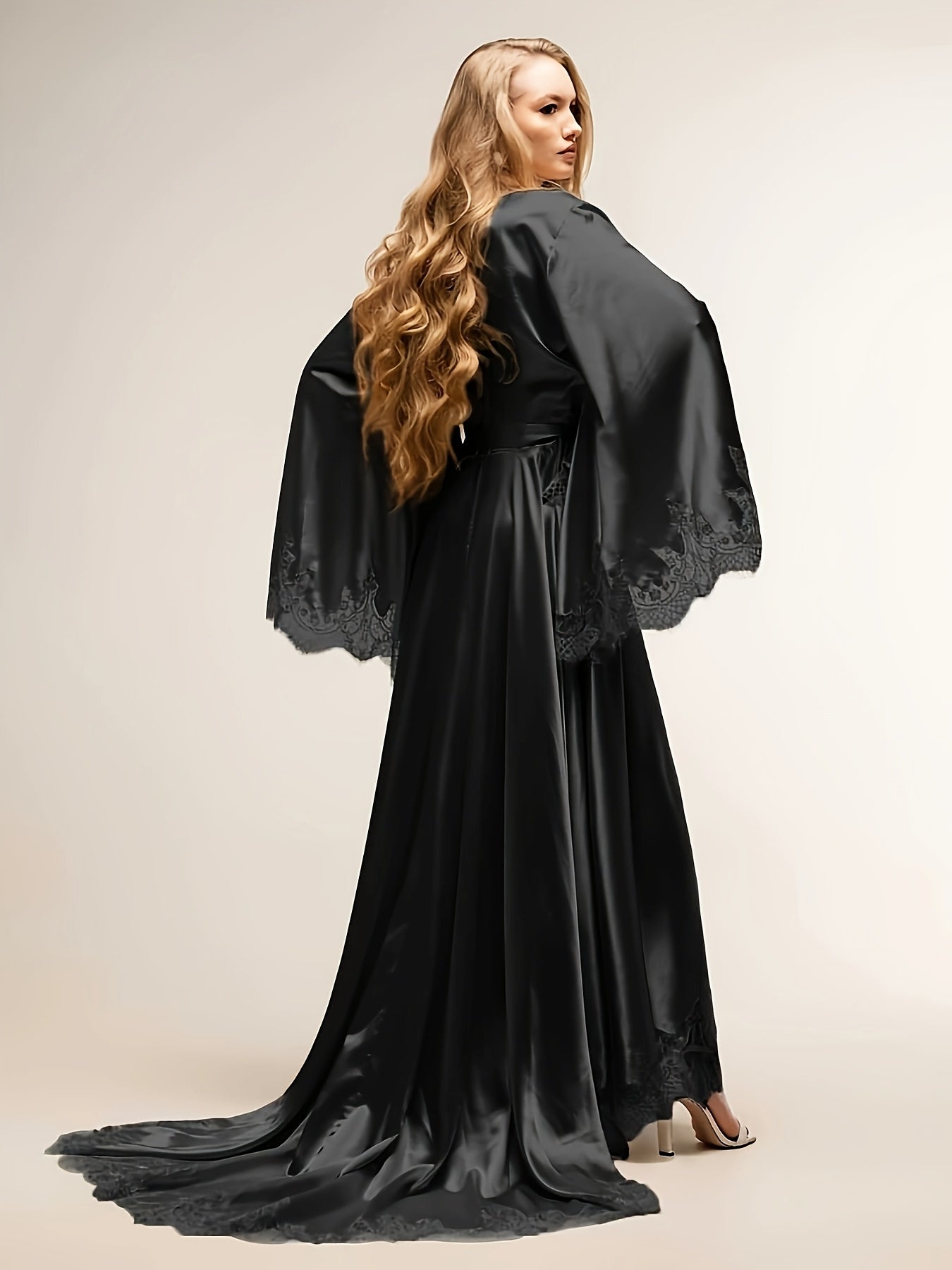 Women's Sexy Kimono Abaya for Bridesmaids and Bride's Wedding Party