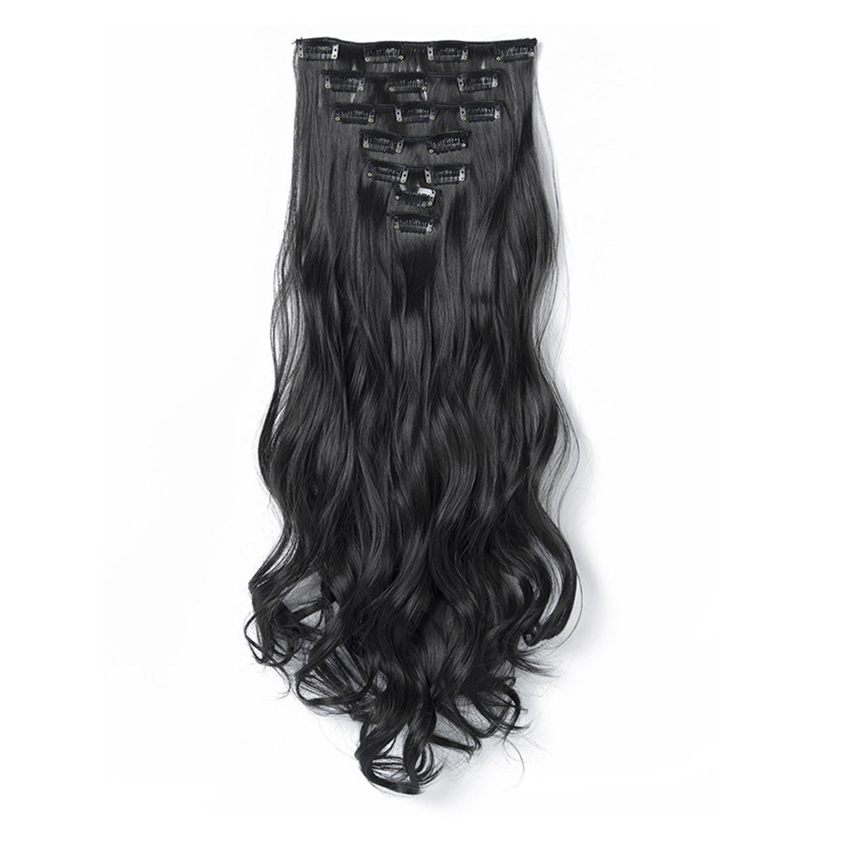 22 Inch Full Head Clip In Hair Extensions