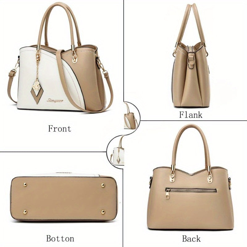Leather Bag and Handbags Top Handle Satchel Shoulder Bags Messenger Tote Bag for Ladies