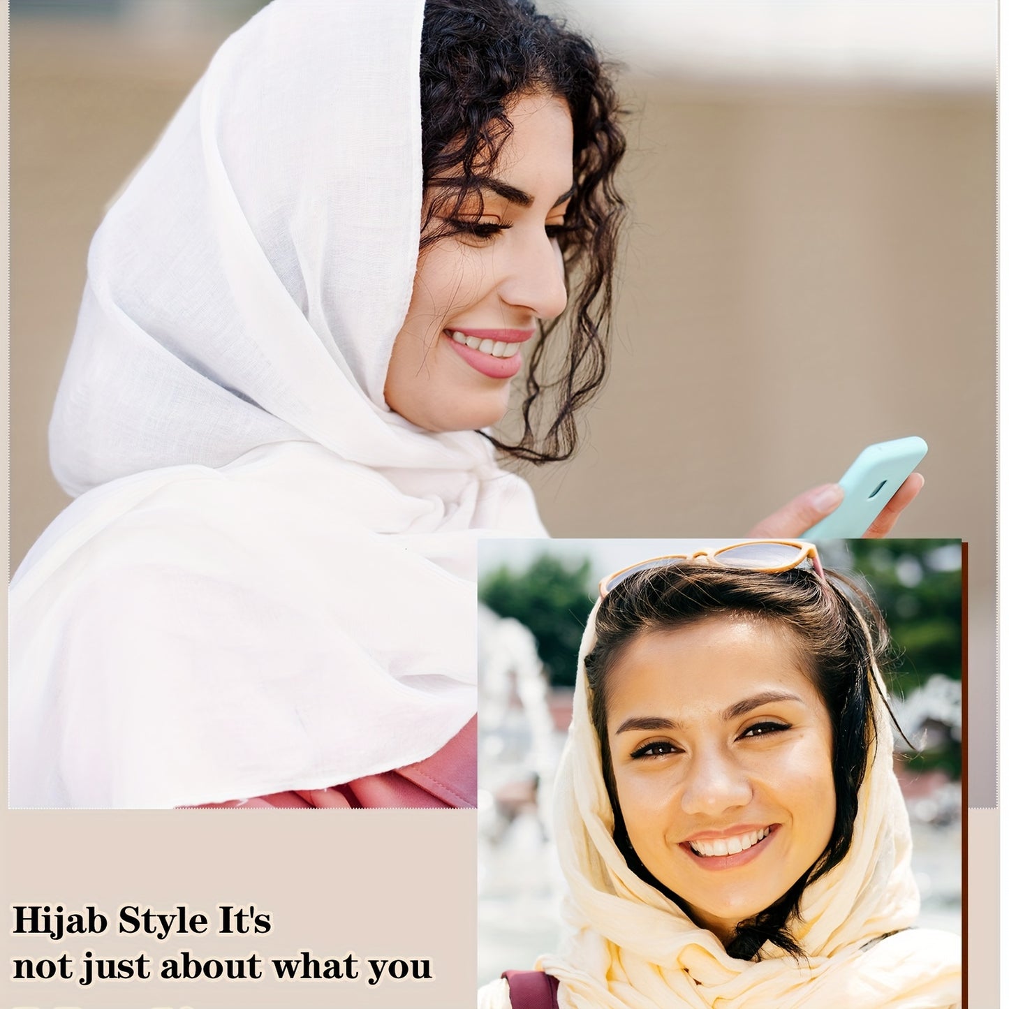 20pcs Muslim Women's Soft Chiffon Bamboo Woven Hijab - Lightweight, 20 Colors (White, Beige, Yellow, Pink, Purple, Blue, Green, Black, Red) - Bohemian Style for Casual Weekend Wear, Versatile Fashion Accessory