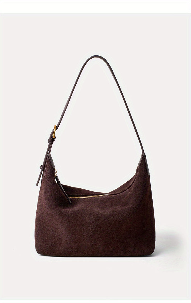 Cowhide Tote Bag for Women, Leather Large Capacity Crossbody Bag, Durable Women's Bag
