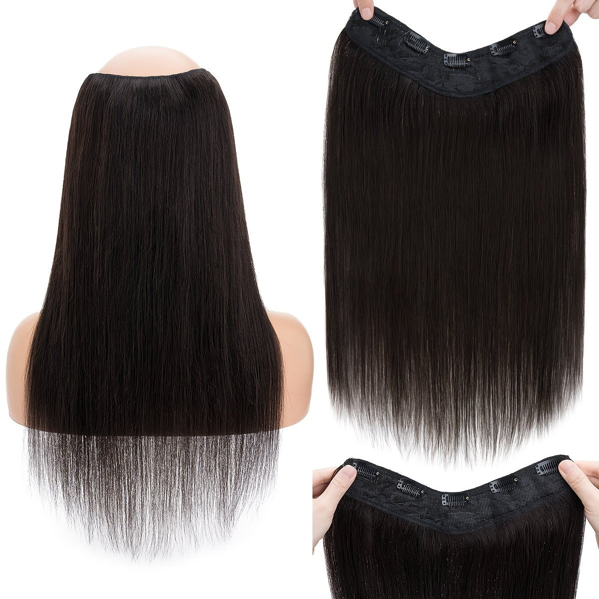 14-20 Inch V-Shaped Real Remy Clip in Human Hair Extensions