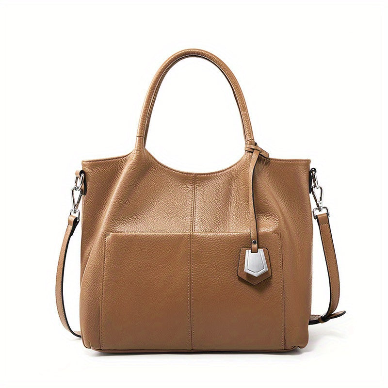 Genuine Leather Women's Bag 2025 Shoulder Bag Women's Large Capacity Tote Bag Crossbody Bag