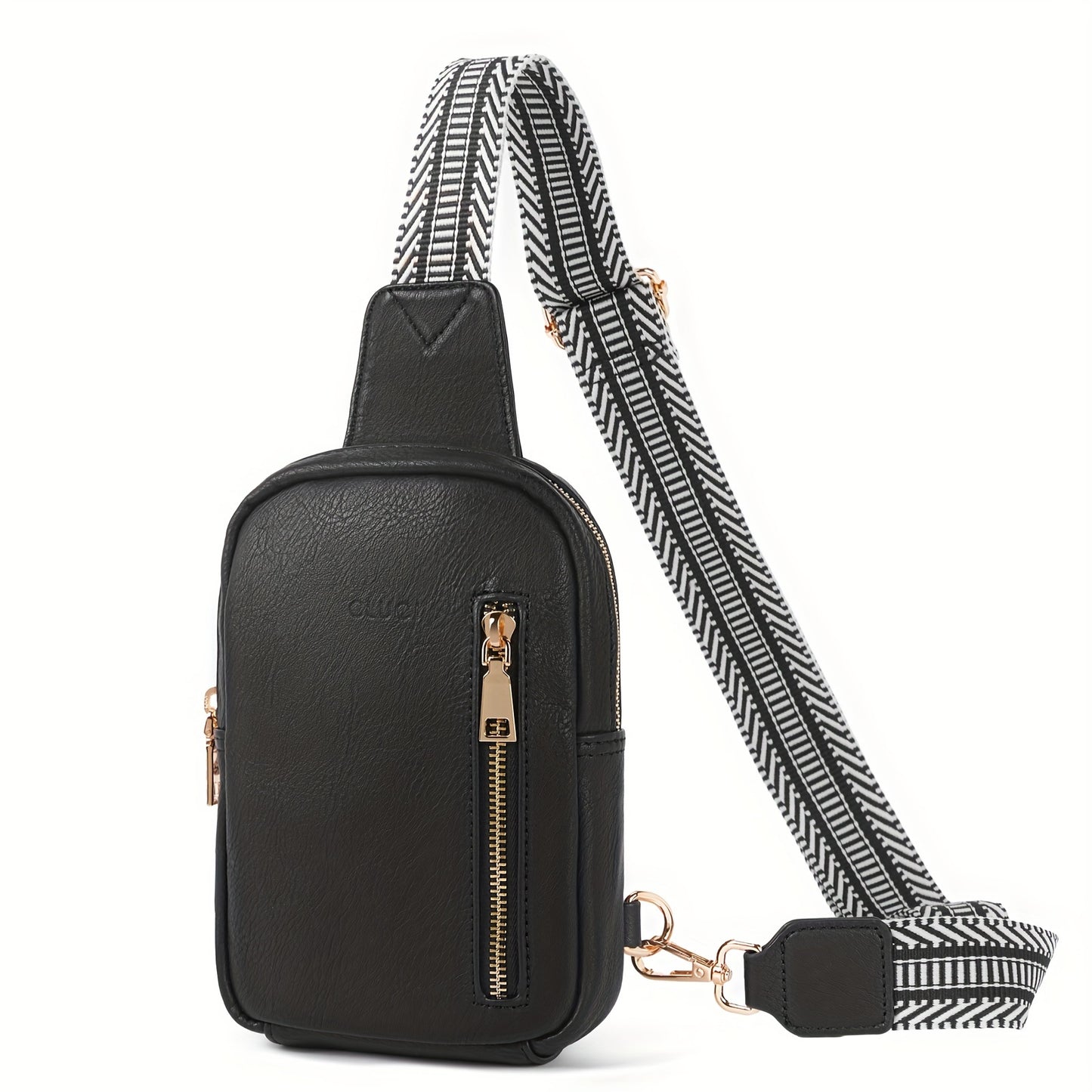 Small Leather Sling Bag for Women 2025 Vegan Crossbody Chest Bags Trendy, Women's Fanny Pack
