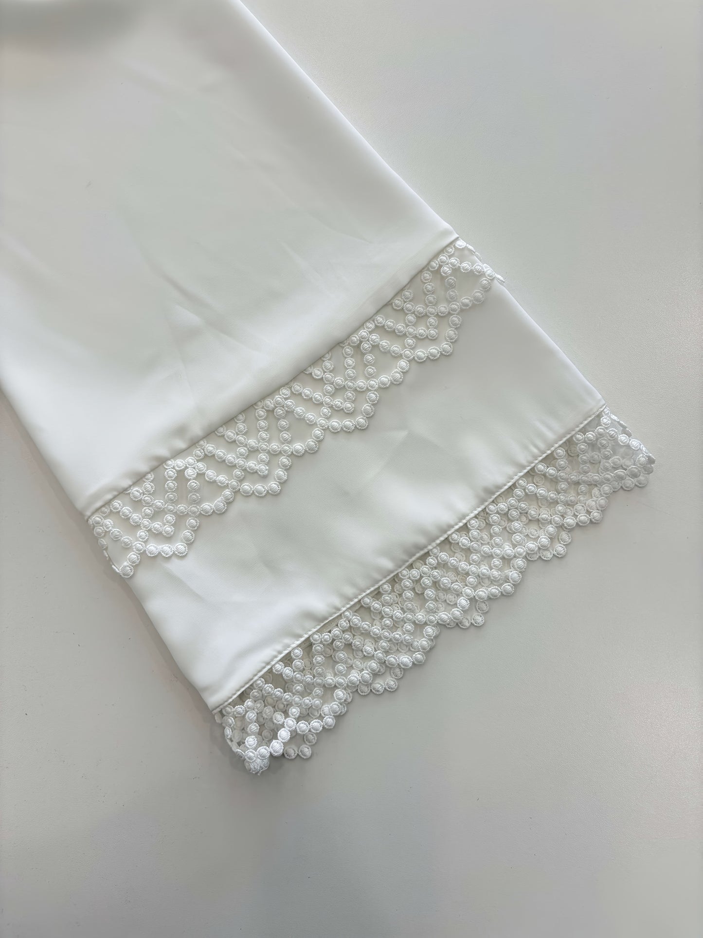 2pcs Muslim Kaftan Abaya Set with Lace Trim | Plus Sleeveless Vest Skirt, Headscarf, for Ramada