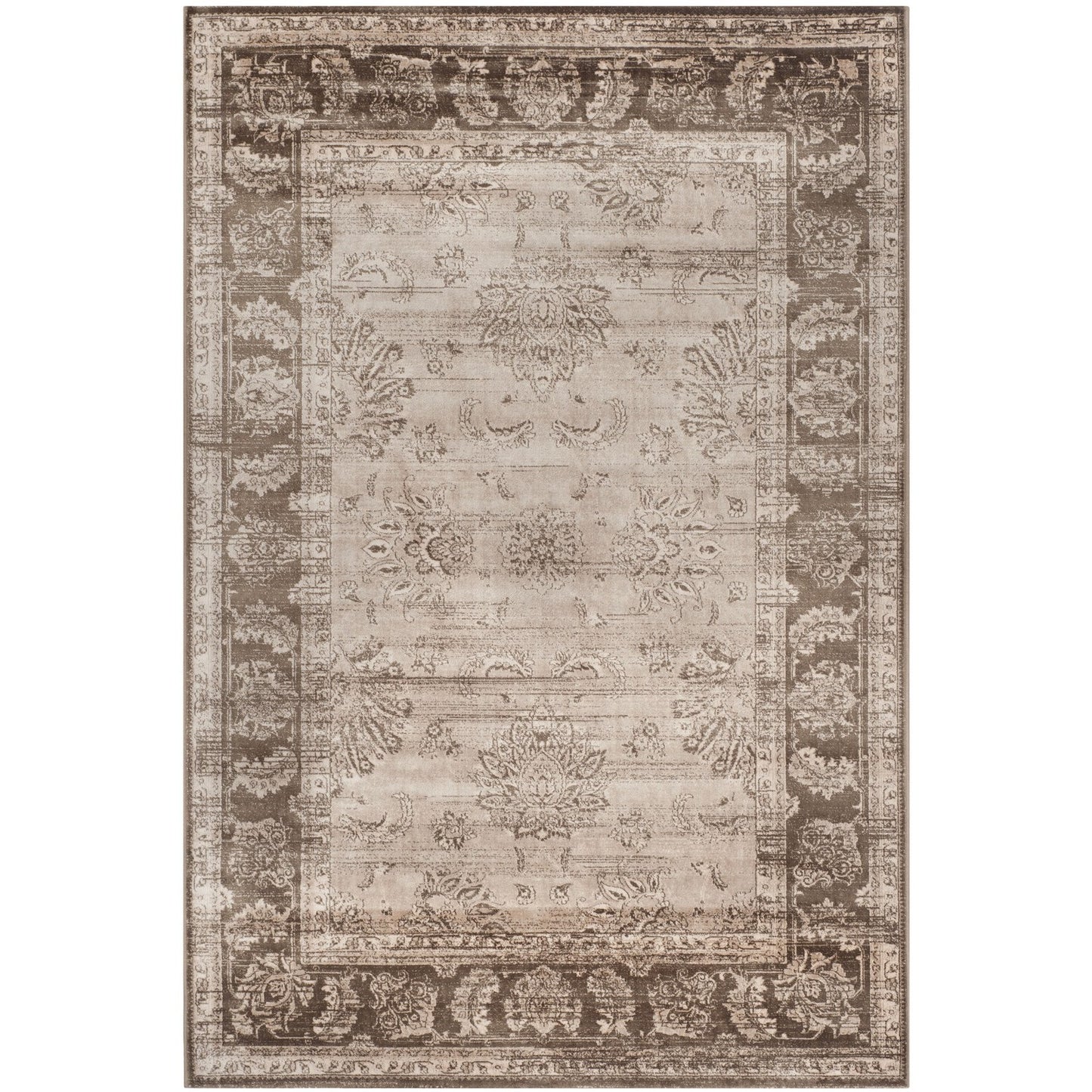 Indoor Power Loomed Easy Care Area Blue/Brown Rug For Home Decor Rug for Living Room, Bedroom, Dining Room,Turkish Carpet, Home Office, Basement