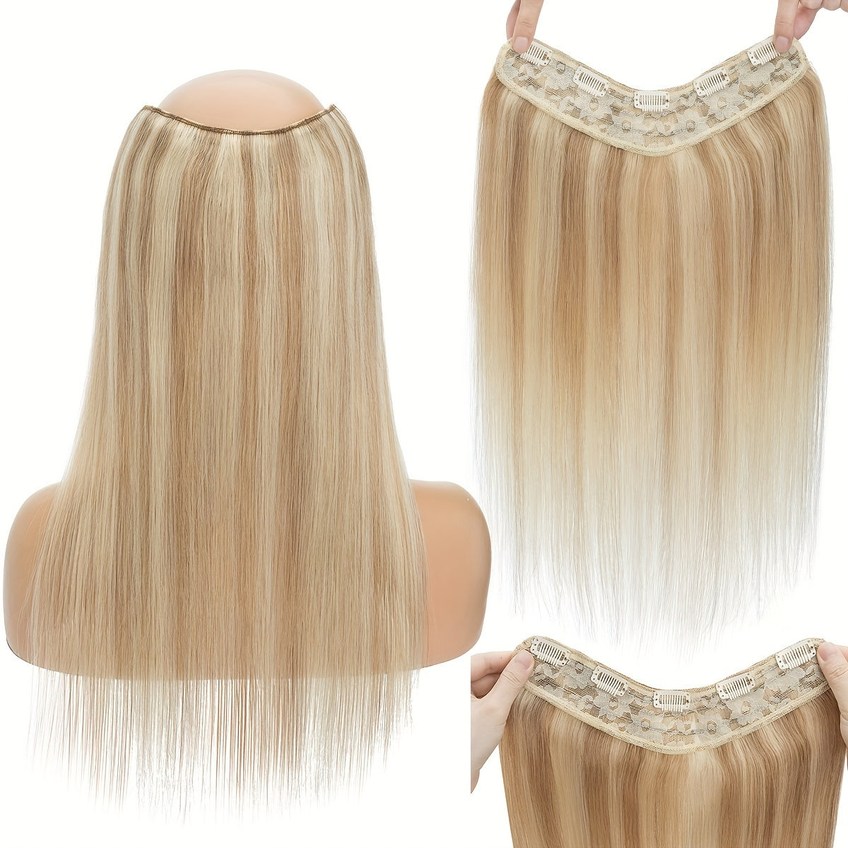 14-20 Inch V-Shaped Real Remy Clip in Human Hair Extensions