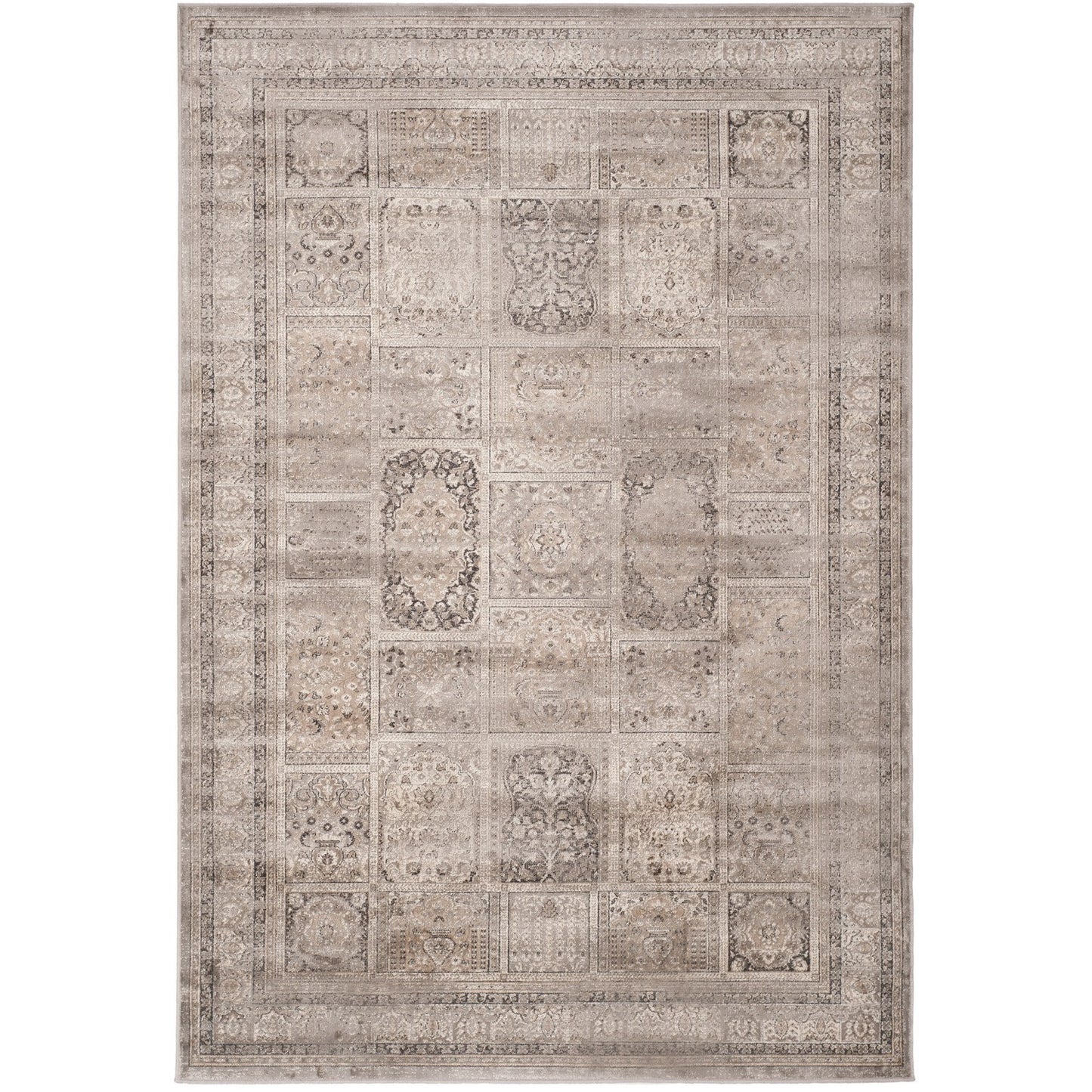 Vintage Collection VTG127 Non-Slip Indoor Power Loomed Easy Care Area Medium Rug For Home Decor Rug for Living Room, Bedroom,Turkish Carpet, Dining Room, Home Office, Basement