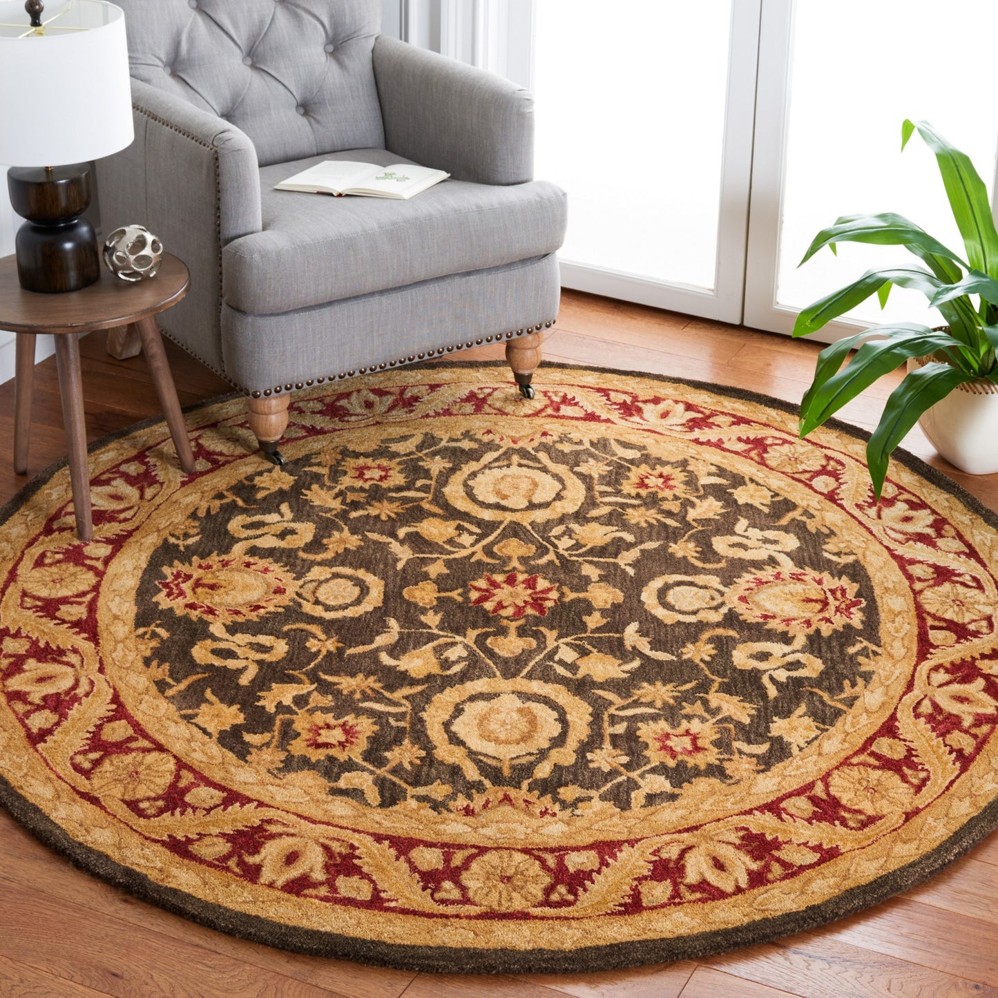 Collection AN548 Indoor Hand Made Oriental Traditional Style Easy Care Area Rug For Home Decor Rug for Living Room, Bedroom, Dining Room, Home Office, Basement