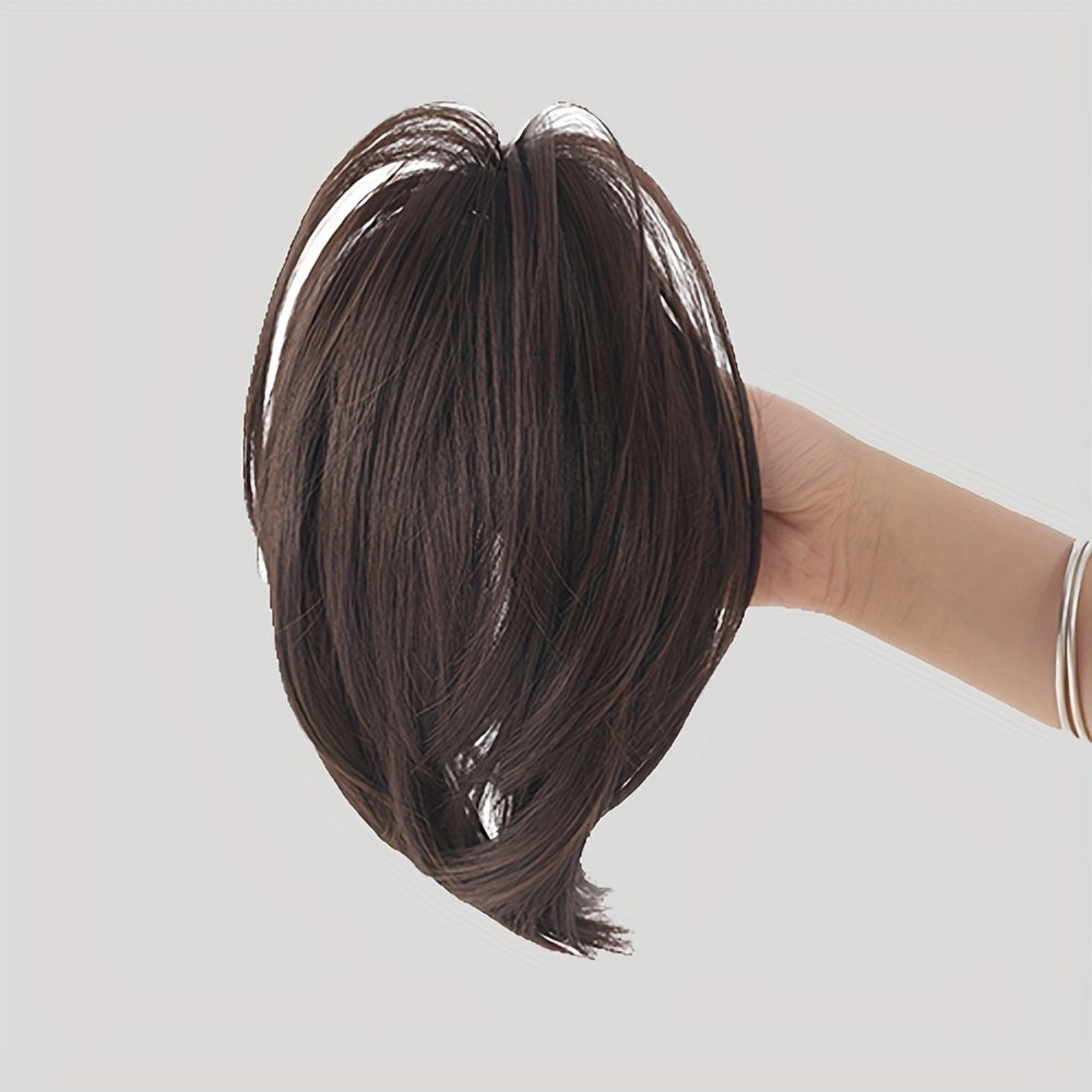 Messy Bun Hair Clip For Women | Straight Ponytail Extension 8inch Black
