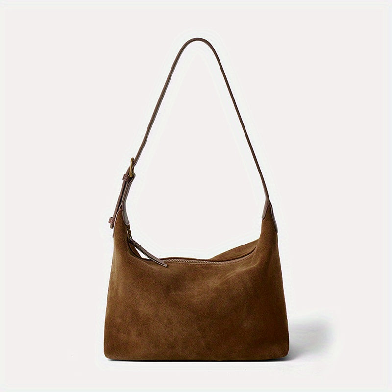 Cowhide Tote Bag for Women, Leather Large Capacity Crossbody Bag, Durable Women's Bag