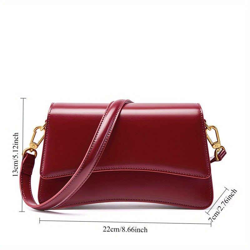 New Leather Bag High Quality Leather Single Shoulder Crossbody Shoulder Bag, 2025 New Versatile Underarm Bag for Women