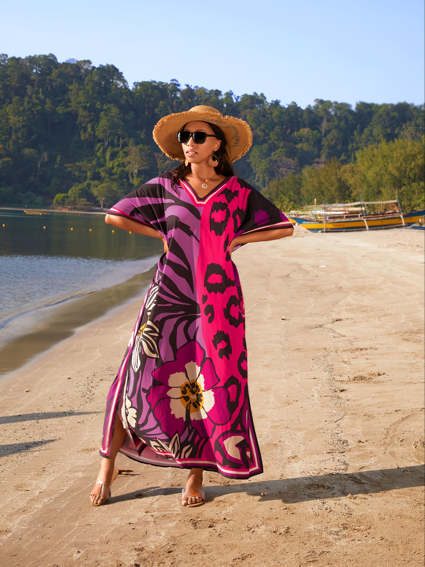 Double Sided Women's Traditional Middle Eastern Dress